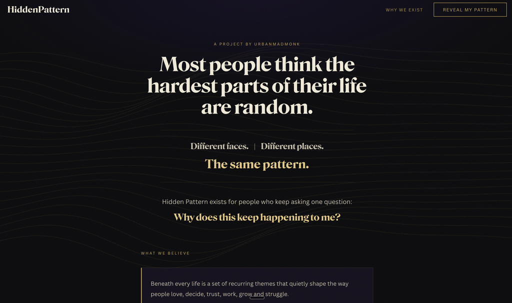 Hidden Pattern startup